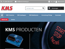 Tablet Screenshot of kms.vankronenburg.nl